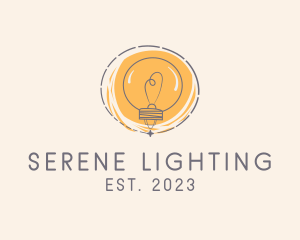 Sketch Light Bulb  logo