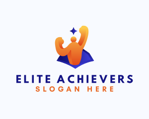 Human Achievement Success logo design