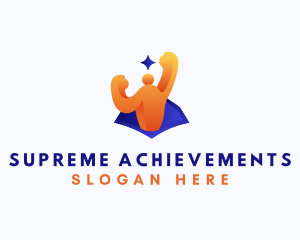 Human Achievement Success logo design