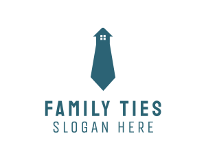 House Agent Tie logo design