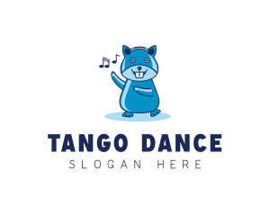 Music Rodent Dance logo design