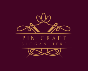 Sewing Needle Craft Logo