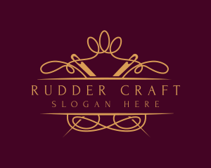 Sewing Needle Craft logo design