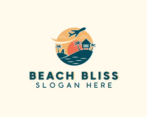 Vacation Beach Resort logo design