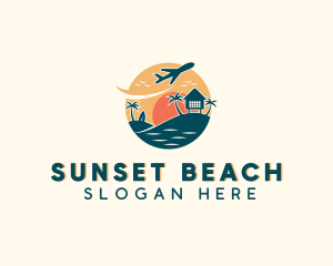 Vacation Beach Resort logo design