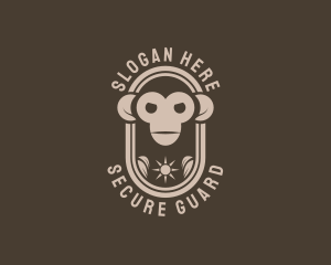 Natural Monkey Primate logo