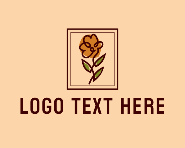 Flower Frame Image  logo