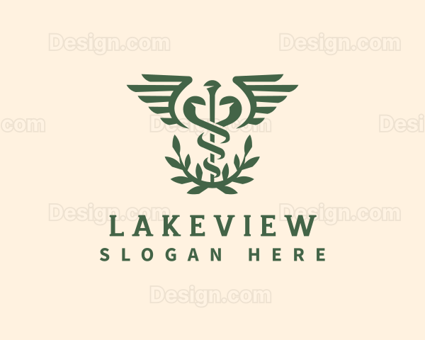 Pharmacy Medicine Caduceus Logo