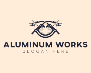 Blowtorch Welding Fabrication logo design