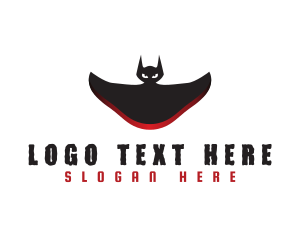 Halloween Vampire Bat logo