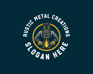 Metalwork Welding Machine logo design