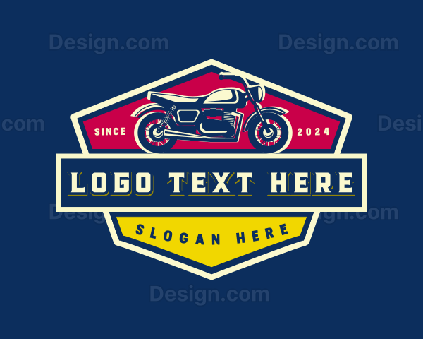 Retro Motorcycle Bike Logo