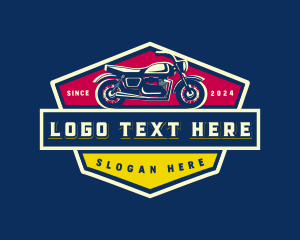 Retro Motorcycle Bike logo