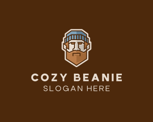 Geometric Lumberjack Man  logo