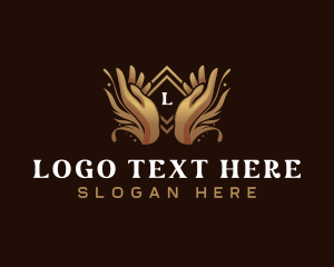 Luxury Hand Floral logo