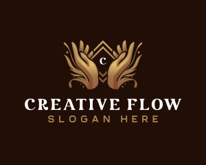 Luxury Hand Floral Logo