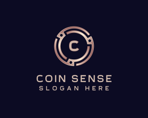 Cryptocurrency Credit Insurance logo design