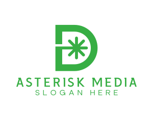 Green D Asterisk logo