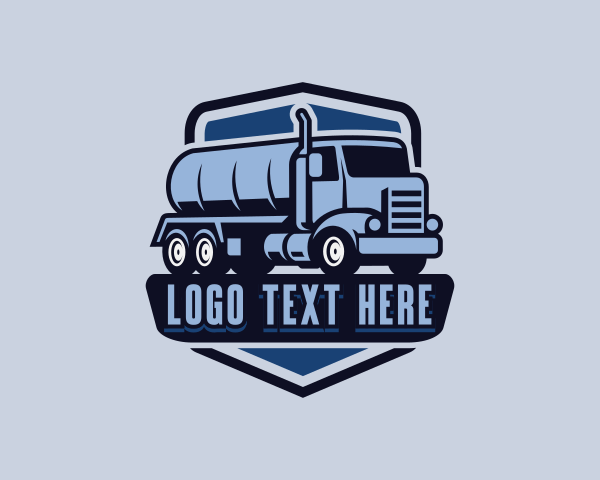 Tank Truck logo example 3