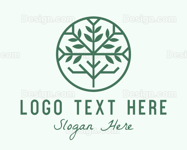 Green Mangrove Forest Logo