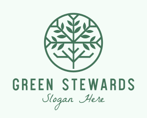 Green Mangrove Forest logo design