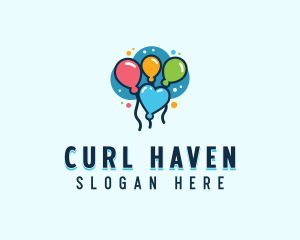 Balloon Birthday Celebration Logo