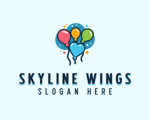 Balloon Birthday Celebration Logo