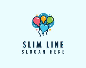 Balloon Birthday Celebration Logo