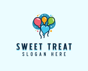 Balloon Birthday Celebration Logo