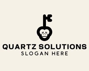 Monkey Security Key logo design