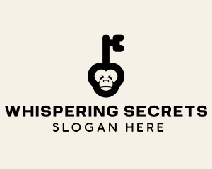 Monkey Security Key logo design