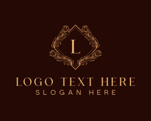 Premium Luxury Wreath logo