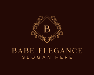 Premium Luxury Wreath logo design