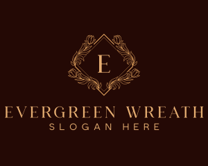 Premium Luxury Wreath logo design