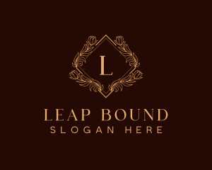 Premium Luxury Wreath logo design