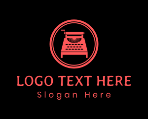 Editorial - Blog Typewriter Copy logo design
