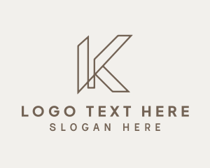 Business Brand Studio Letter K logo