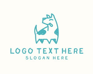 Scribble Pet Dog logo