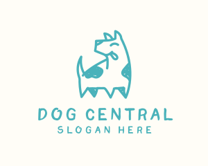 Scribble Pet Dog logo design