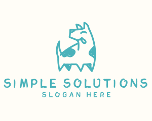 Scribble Pet Dog logo design