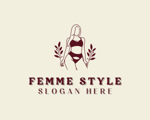 Femme Bikini Lingerie logo design