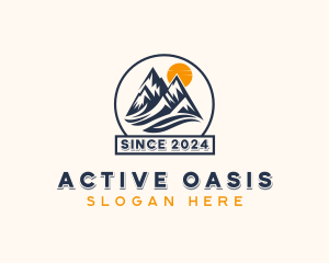 Outdoor Hiking Summit logo design