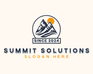 Outdoor Hiking Summit logo design