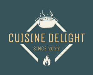 Hot Pot Flame logo design