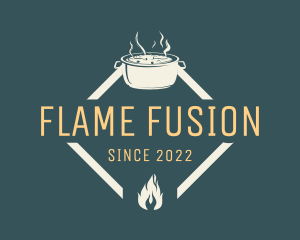 Hot Pot Flame logo design