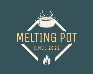 Hot Pot Flame logo design