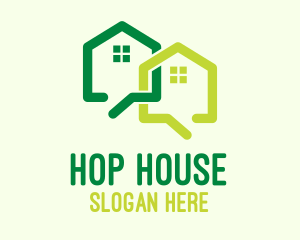 House Chat Application logo design