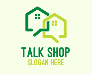 House Chat Application logo design