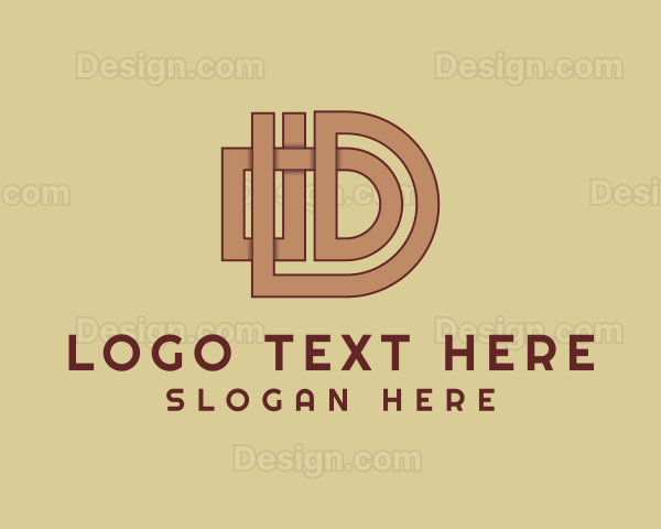 Industrial Business Letter D Logo