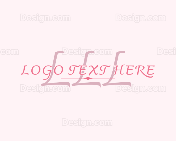 Fashion Cosmetics Makeup Boutique Logo